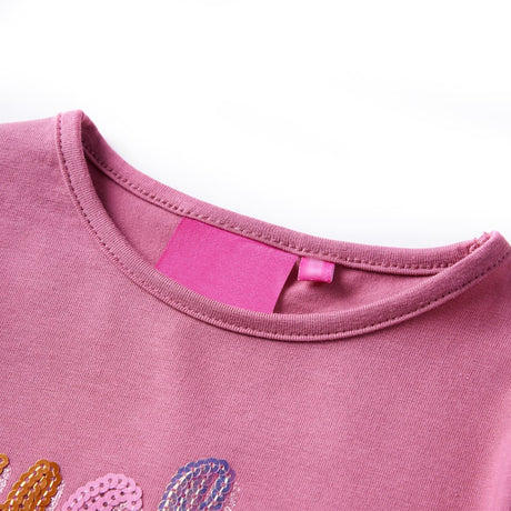 VidaXL Chemise enfant à manches longues 92 couleur framboise