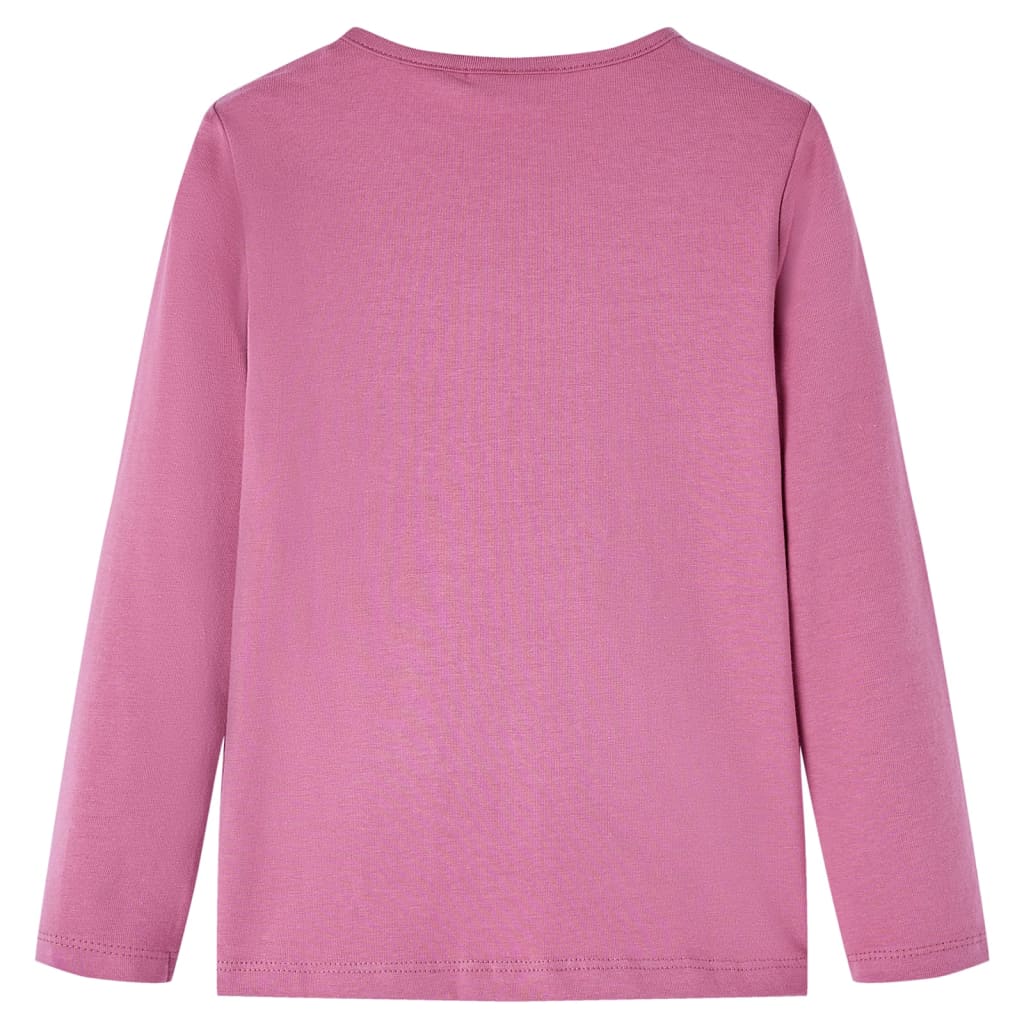 VidaXL Chemise enfant à manches longues 104 couleur framboise