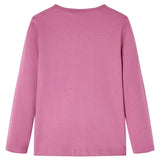 VidaXL Chemise enfant à manches longues 116 couleur framboise