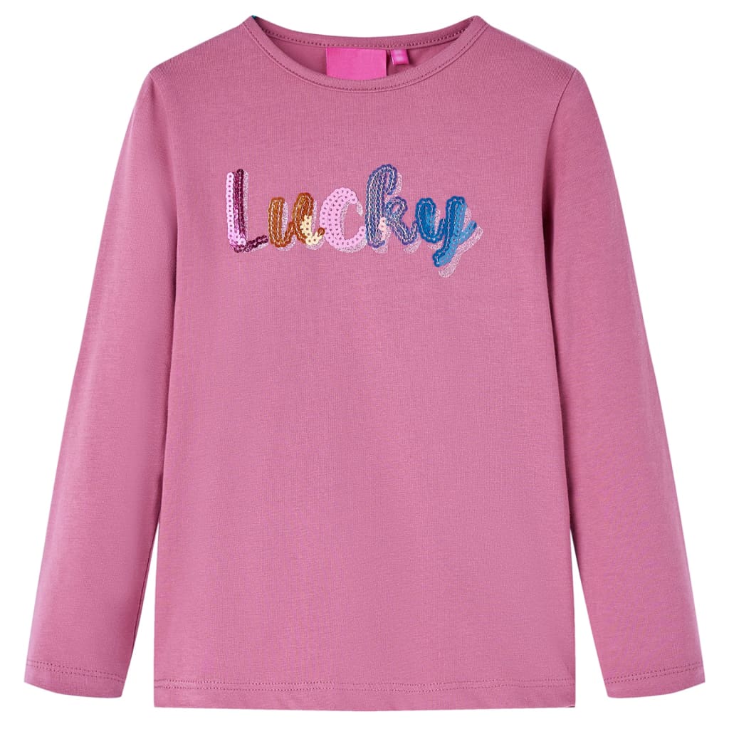 VidaXL Chemise enfant à manches longues 140 couleur framboise