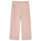VidaXL Pantalon enfant 104 velours côtelé Rose clair