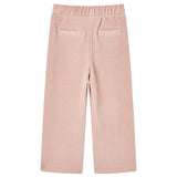 VidaXL Pantalon enfant 116 velours côtelé Rose clair