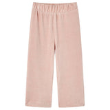 VidaXL Pantalon enfant 128 velours côtelé Rose clair
