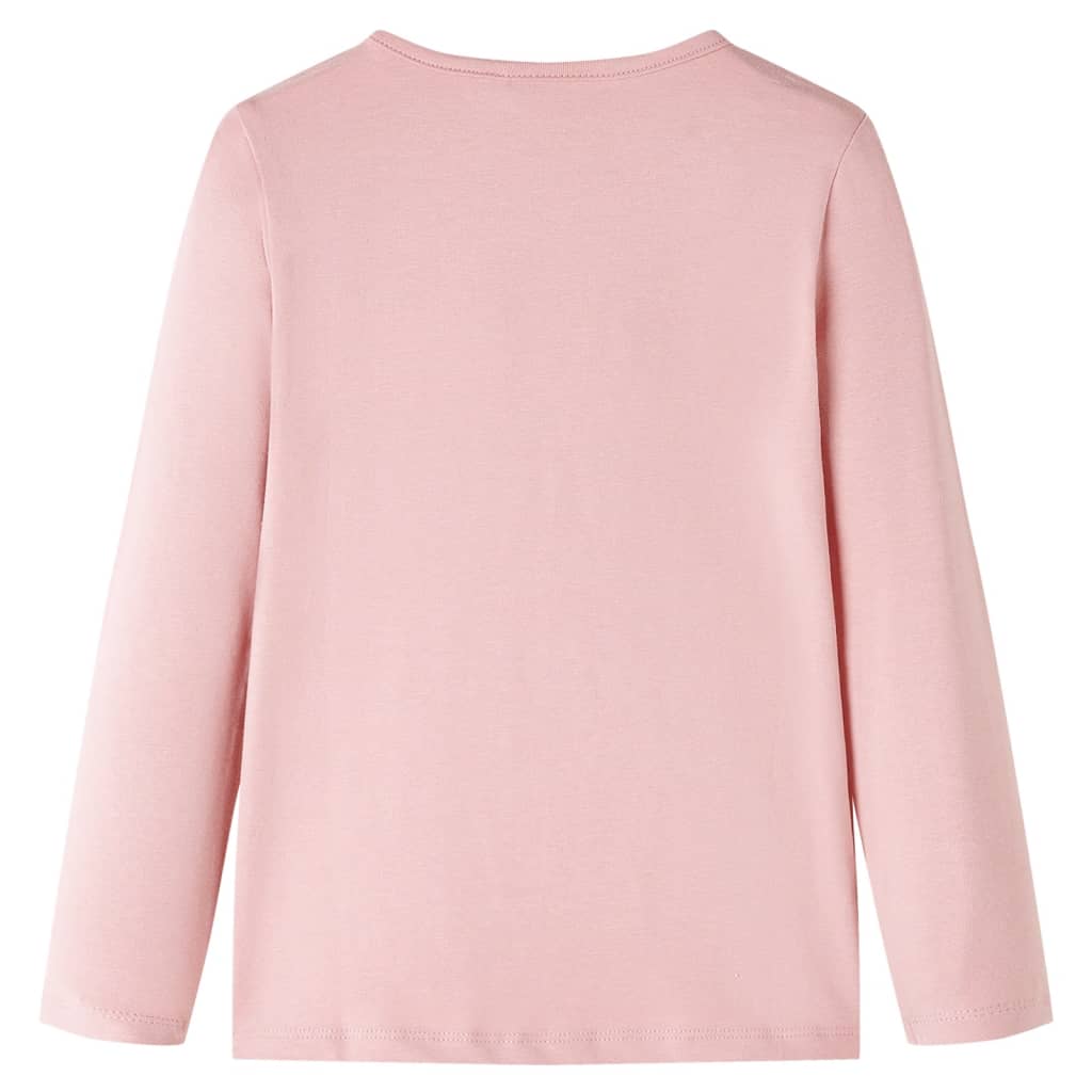 VidaXL Chemise enfant à manches longues 92 rose clair