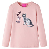 VidaXL Chemise enfant à manches longues 116 rose clair