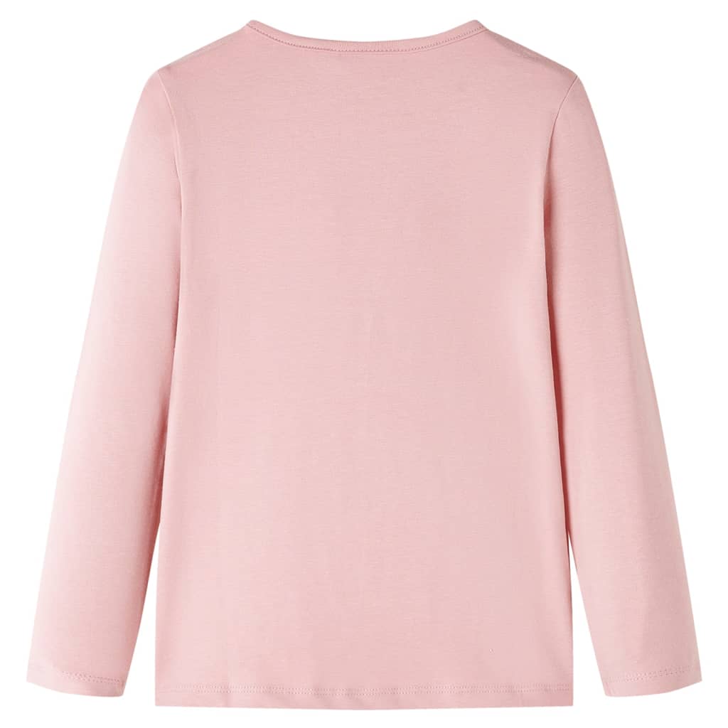 VidaXL Chemise enfant à manches longues 116 rose clair