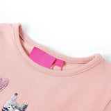 VidaXL Chemise enfant à manches longues 128 rose clair