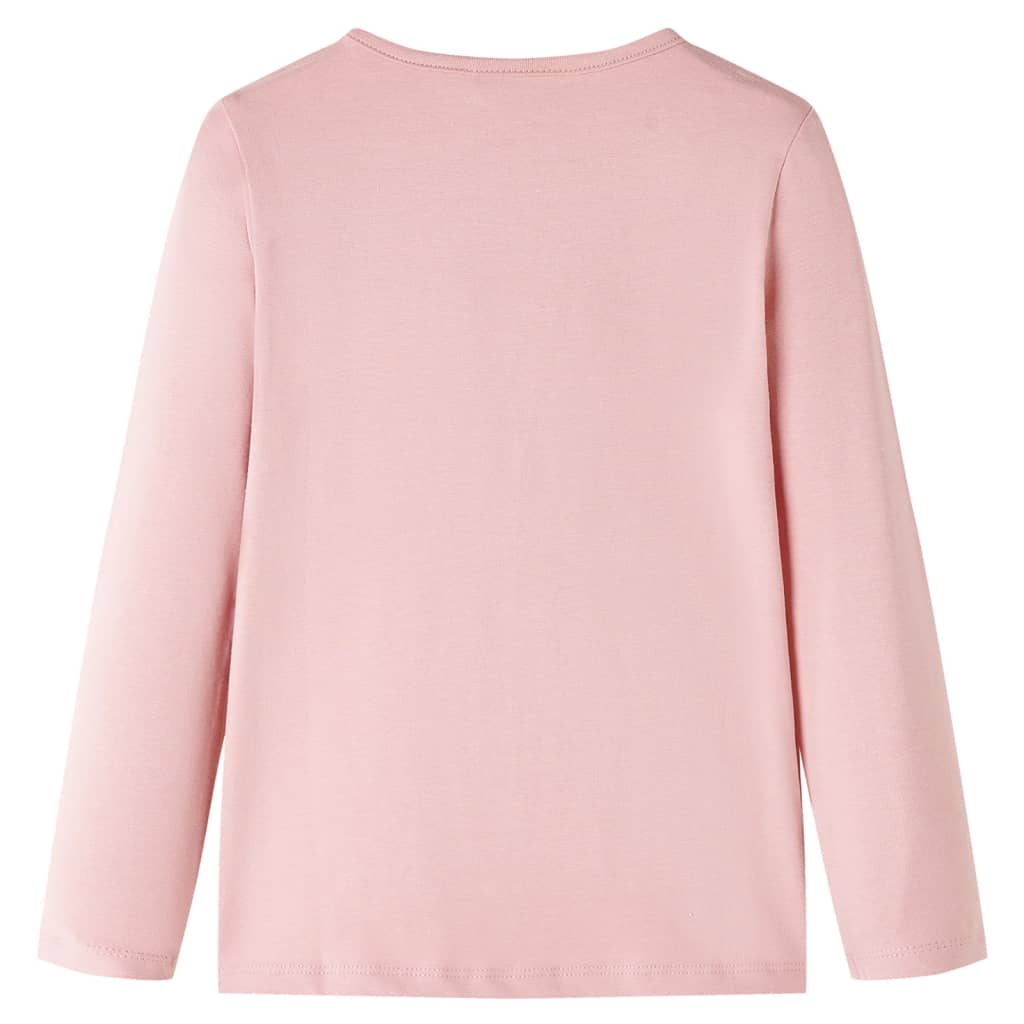 VidaXL Chemise enfant à manches longues 140 rose clair