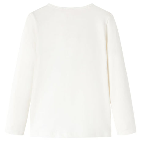 VidaXL Chemise enfant à manches longues 104 écru