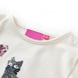 VidaXL chemise enfant à manches longues 116 écru