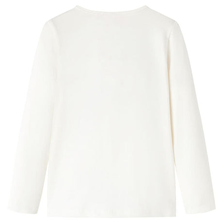 VidaXL Chemise enfant à manches longues 128 écru