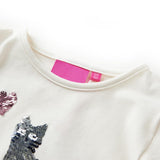 VidaXL Chemise enfant à manches longues 128 écru