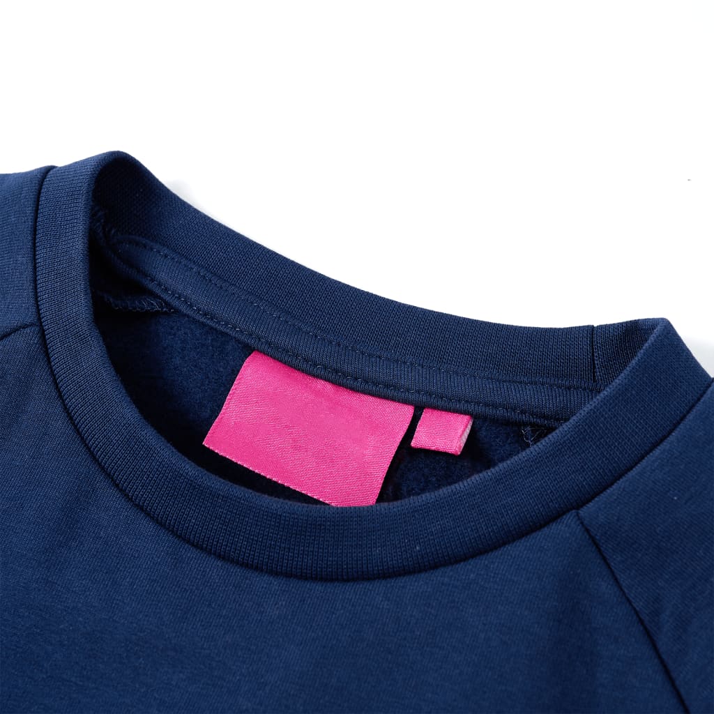 VidaXL Pull enfant 140 bleu marine