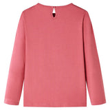 VidaXL Chemise enfant à manches longues 116 vieux rose