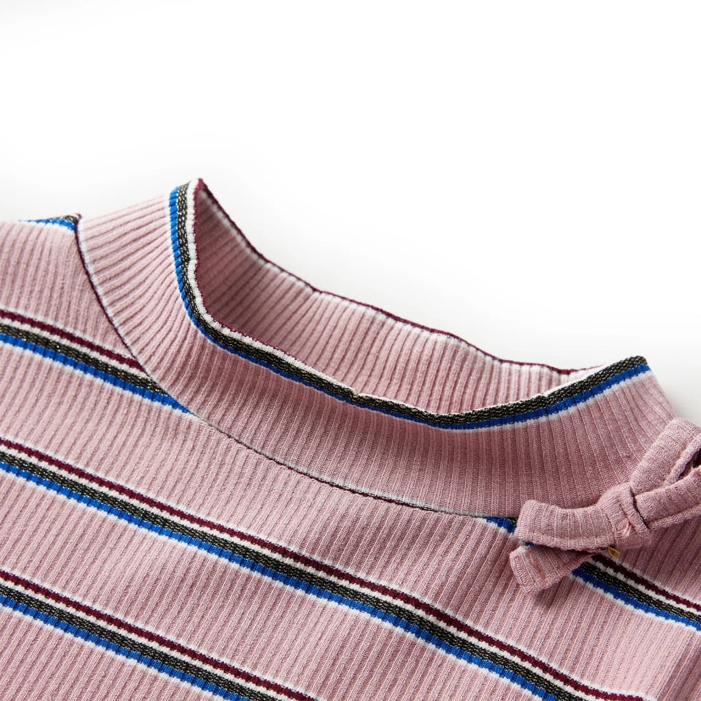 VidaXL Chemise enfant à manches longues 128 rose clair