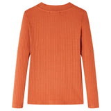 VidaXL Chemise enfant à manches longues 92 orange-marron