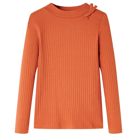 VidaXL Chemise enfant à manches longues 104 orange-marron