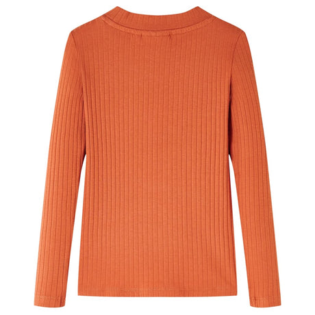 VidaXL Chemise enfant à manches longues 104 orange-marron