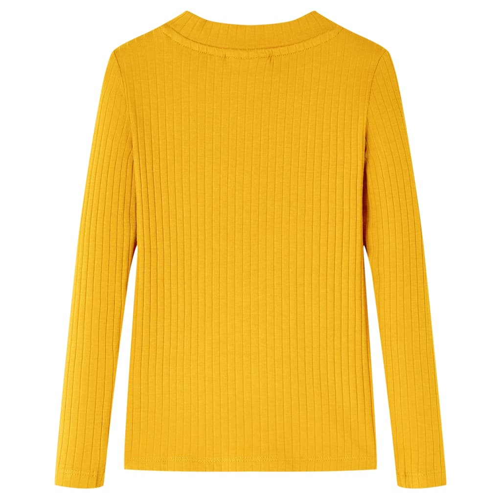 VidaXL Chemise enfant à manches longues 92 ocre