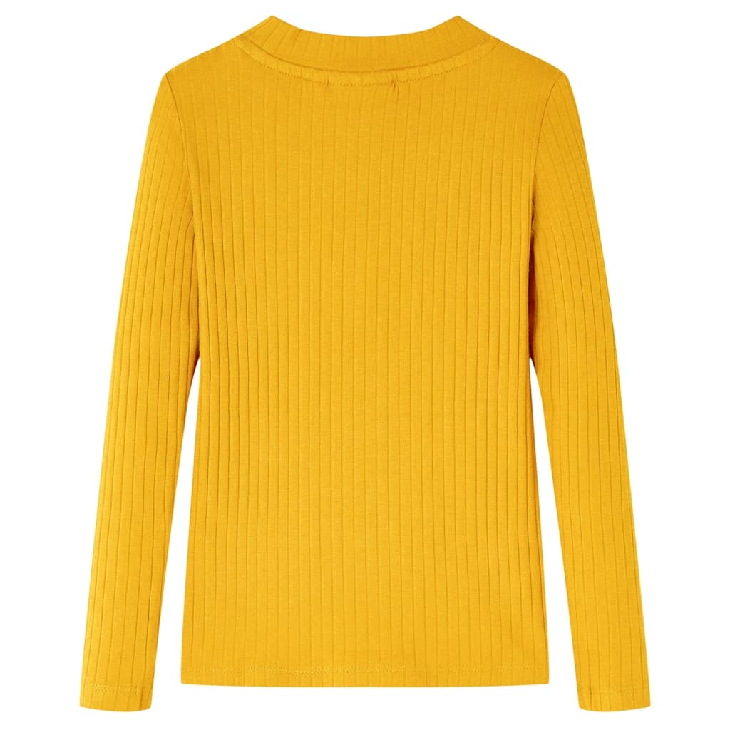 VidaXL Chemise enfant à manches longues 116 ocre