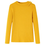 VidaXL Chemise enfant à manches longues 128 ocre