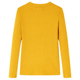 VidaXL Chemise enfant à manches longues 140 ocre
