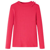 VidaXL Chemise enfant à manches longues 116 rose vif