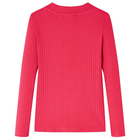 VidaXL Chemise enfant à manches longues 116 rose vif