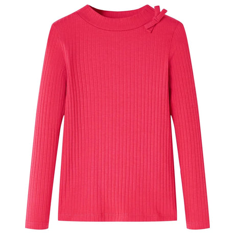 VidaXL Chemise enfant à manches longues 128 rose vif