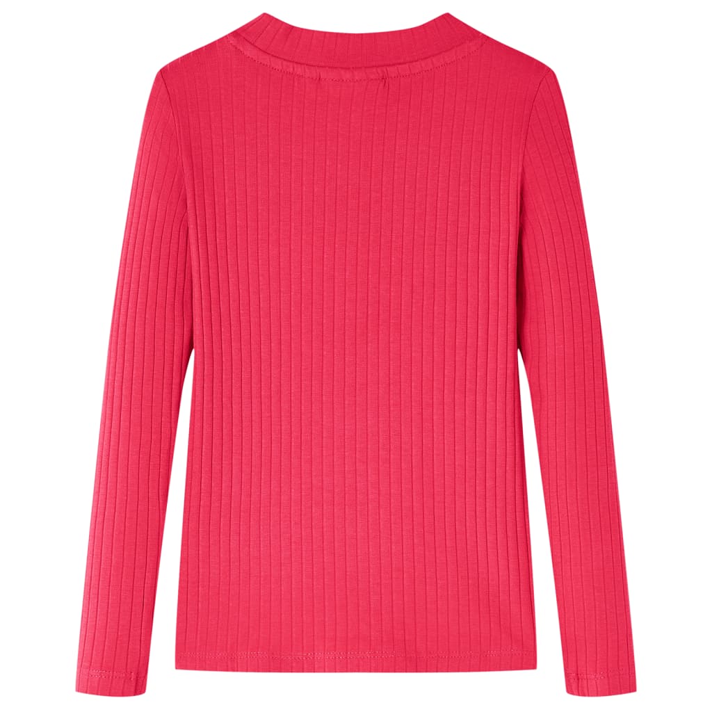 VidaXL Chemise enfant à manches longues 128 rose vif