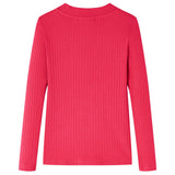 VidaXL Chemise enfant à manches longues 140 rose vif