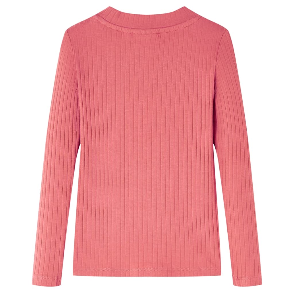 VidaXL Chemise enfant à manches longues 116 vieux rose