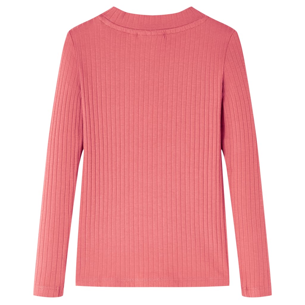 VidaXL Chemise enfant à manches longues 140 vieux rose