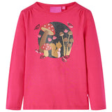 VidaXL Chemise enfant à manches longues 104 rose vif