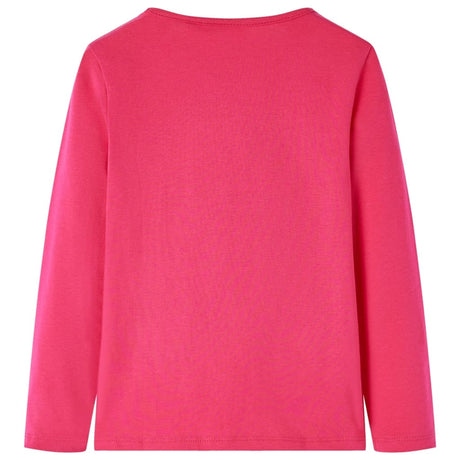 VidaXL Chemise enfant à manches longues 104 rose vif