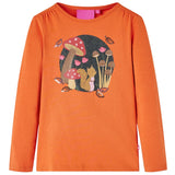 VidaXL Chemise enfant à manches longues 104 orange-marron