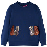 VidaXL Pull enfant 140 bleu marine