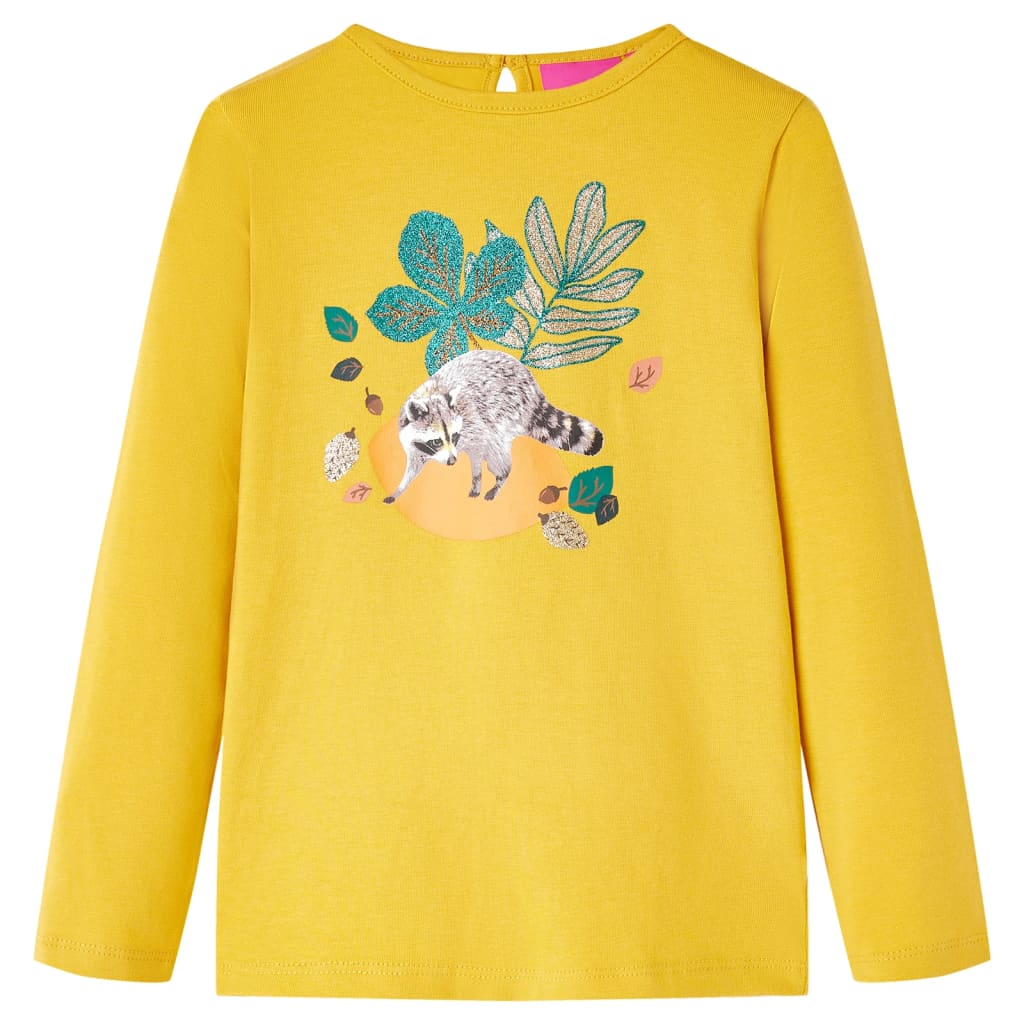 VidaXL Chemise enfant à manches longues 104 ocre