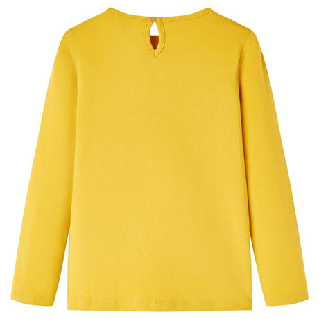 VidaXL Chemise enfant à manches longues 128 ocre