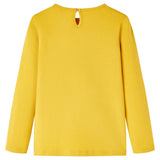 VidaXL Chemise enfant à manches longues 140 ocre