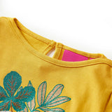 VidaXL Chemise enfant à manches longues 140 ocre