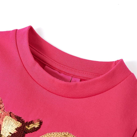 VidaXL Pull enfant 104 rose vif