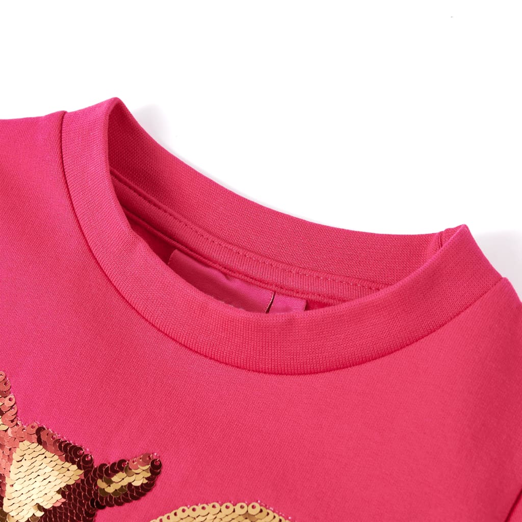 VidaXL Pull enfant 140 rose vif