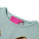 VidaXL Chemise enfant à manches longues 128 menthe moyenne