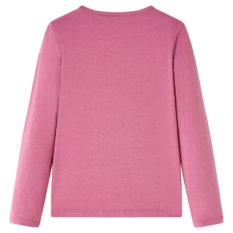 VidaXL Chemise enfant à manches longues 92 couleur framboise