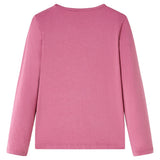 VidaXL Chemise enfant à manches longues 104 couleur framboise