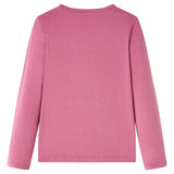 VidaXL Chemise enfant à manches longues 116 couleur framboise