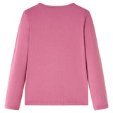 VidaXL Chemise enfant à manches longues 128 couleur framboise