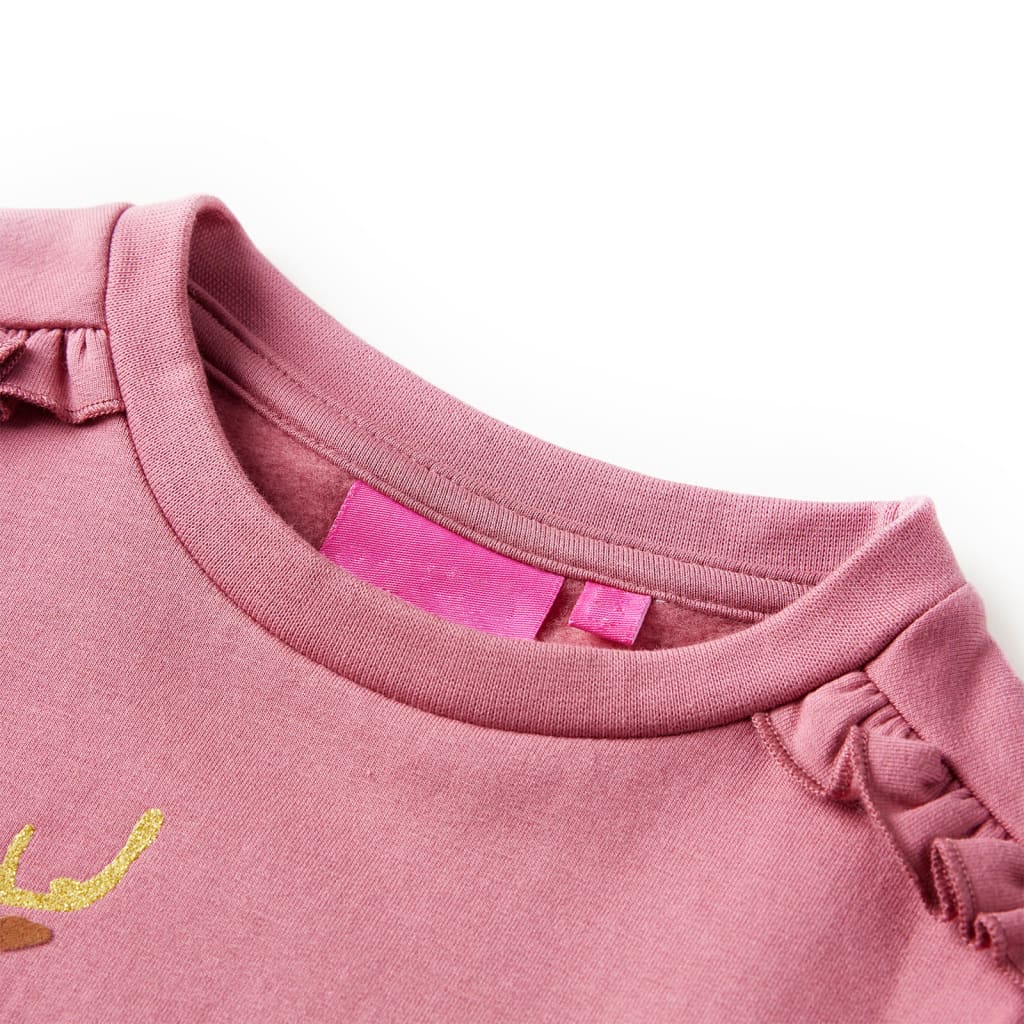 VidaXL Pull enfant 140 couleur framboise