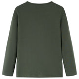 VidaXL Chemise enfant à manches longues 92 kaki